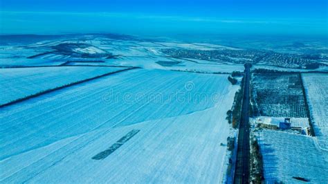 Aerial or Top View from a Drone on a Highway Stock Photo - Image of ...