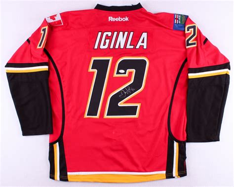 Jarome Iginla Signed Calgary Flames Jersey (JSA COA) | Pristine Auction