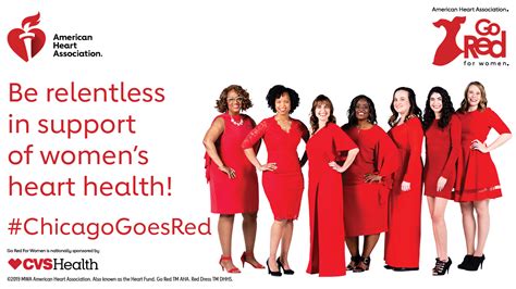 American Heart Association's annual Go Red for Women luncheon in Chicago highlights the fight ...