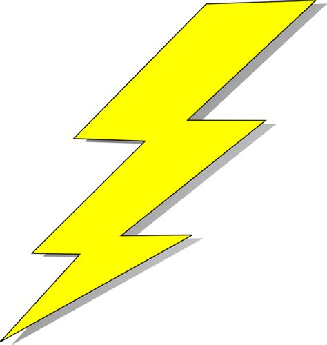 Lightning Bolt Clip Art at Clker.com - vector clip art online, royalty ...