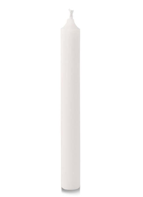 4 1/2" x 1/2" White Christingle Candles Pack 50 | Church Supplies & Church Candles UK - Charles ...