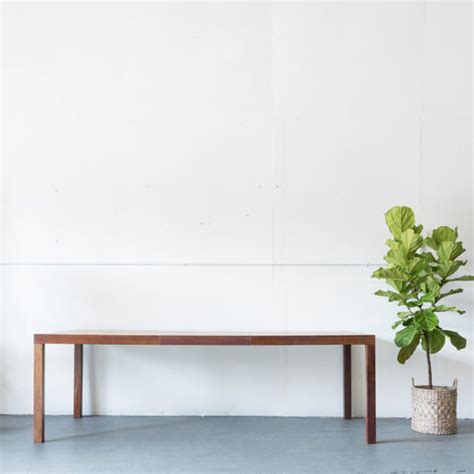 Mid Century Modern Parsons Dining Table – Atomic Furnishing & Design