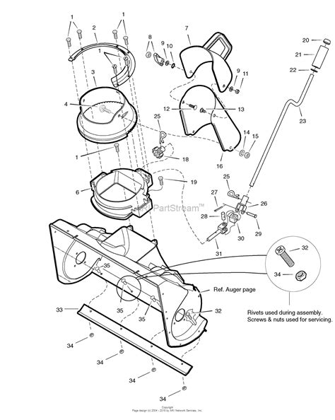 Craftsman Sb410 Snowblower Parts Diagram