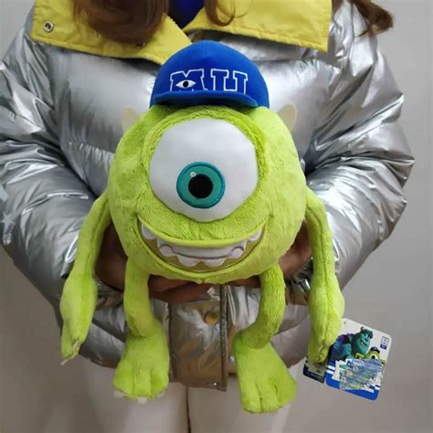 32CM Monsters Mike Wazowski Plush Toy Soft Stuffed Doll for Kids Gift ...