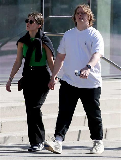 Lewis Capaldi Steps Out with Girlfriend Ellie MacDowall for Hand-in ...