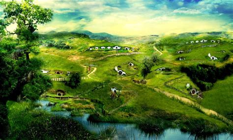 lord of the rings wallpaper shire - Google Search | Paysage, Seigneur des anneaux, Shire