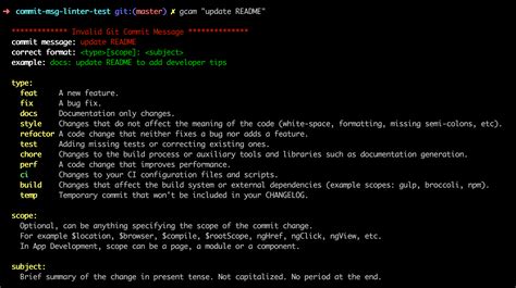 git-commit-msg-linter - npm