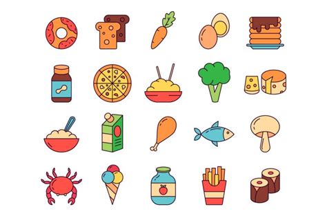 Food Vector Free Icon Set - GraphicSurf.com