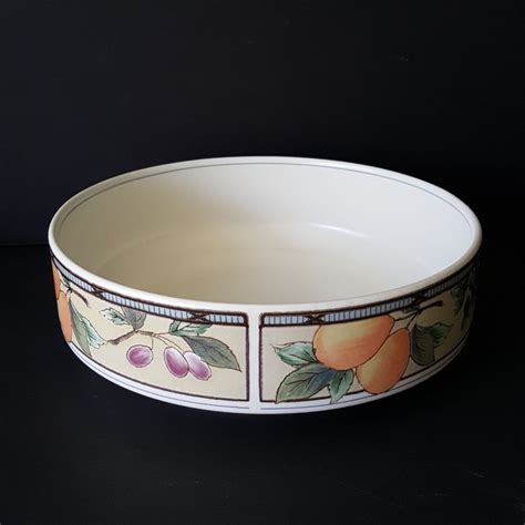 Mikasa Intaglio Garden Harvest Vegetable Serving Bowl 8 3/8" Malaysia ...