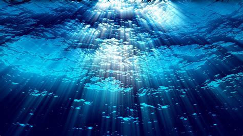 Underwater ocean waves ripple and flow with light rays (Loop). Motion Background - Storyblocks