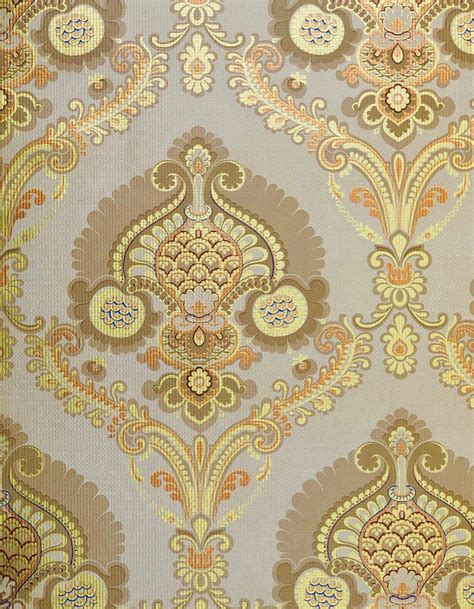 Vintage Wallpapers - Online Shop | Vintage Gold Baroque Wallpaper