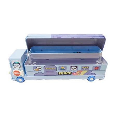 Sky Blue Kids Plastic Pencil Box at Rs 180/piece in Surat | ID: 2852669343612