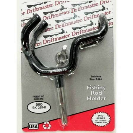 Driftmaster 255HR Duo Rod Holder with 1/2-Inch Stem, Black Finish - Walmart.com