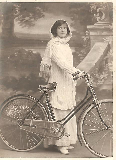 Vintage Photos of Ladies with Bicycles ~ Vintage Everyday