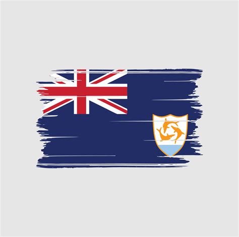 Anguilla Flag Brush. National Flag 7156670 Vector Art at Vecteezy