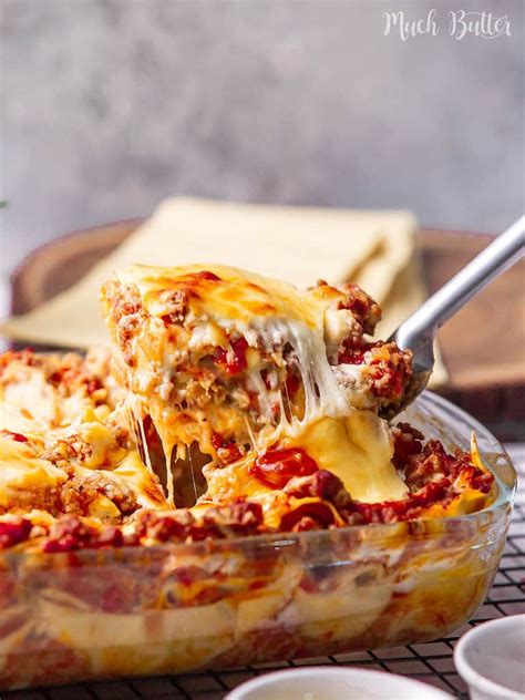 Classic Lasagna with Bechamel Sauce - Much Butter