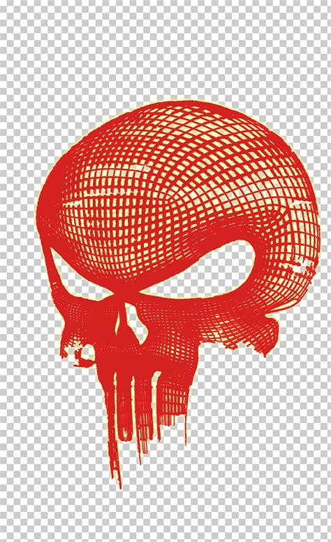 Punisher Red Skull Logo PNG, Clipart, Desktop Wallpaper, Download, Jaw, Jon Bernthal, Line Free ...