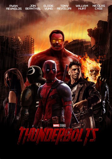 Marvel's Thunderbolts Fanmade Movie Poster | Marvel movie posters ...