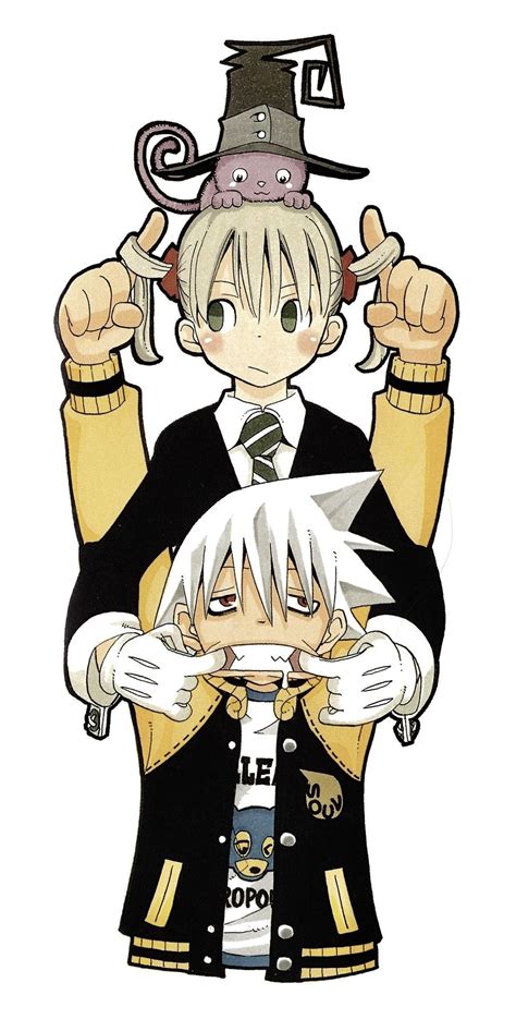 Maka and soul- soul eater official art in 2022 | Soul eater manga ...