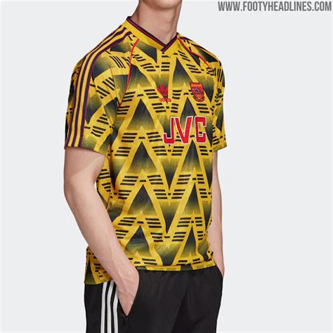 Spectacular Adidas Arsenal Bruised Banana Kit Remake + Retro Collection Revealed - Footy Headlines