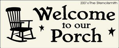 Welcome to our Porch - B stencil | Welcome to our porch, Welcome to our deck, Welcome to our patio