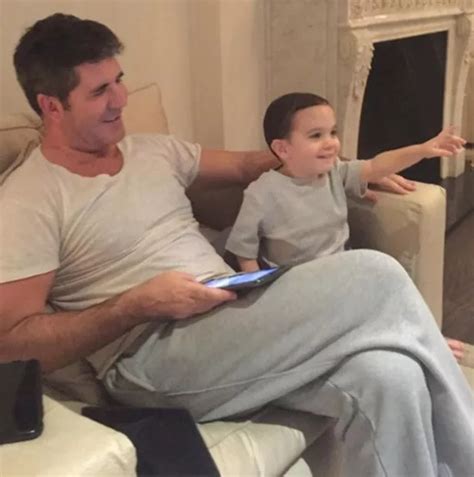 Simon Cowell dotes over mini-me son Eric in cute backstage footage from ...