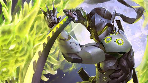 Genji, Overwatch, 4K, #239 Wallpaper PC Desktop