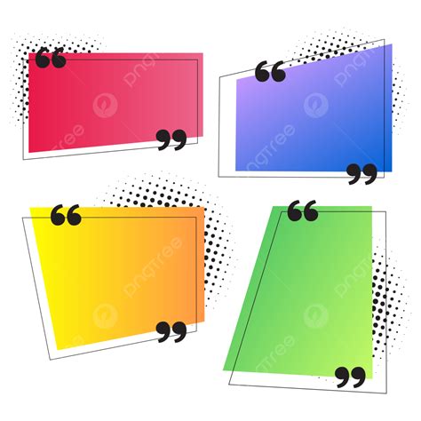 Colored Blank Square Box Quote Frame Template Template Download on Pngtree