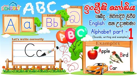 Sinhala Alphabet Flashcards