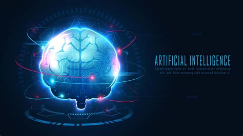 Futuristic AI brain circle with data concept 1228094 Vector Art at Vecteezy