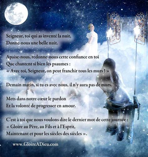 Prière aux anges de la nuit, image des anges qui protégent le sommeil Voir aussi le livre ...