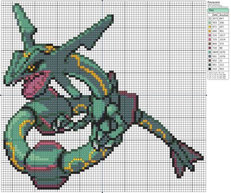 Pokémon – Rayquaza | Pokemon cross stitch, Pixel art pokemon, Pokemon ...