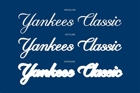 Yankees Classic Font - Dfonts