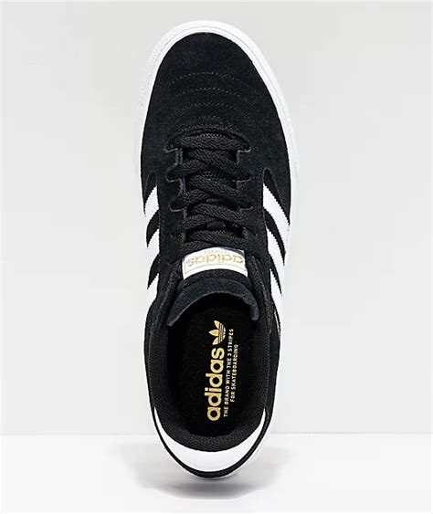 adidas Busenitz Vulc II Black, White & Gum Shoes