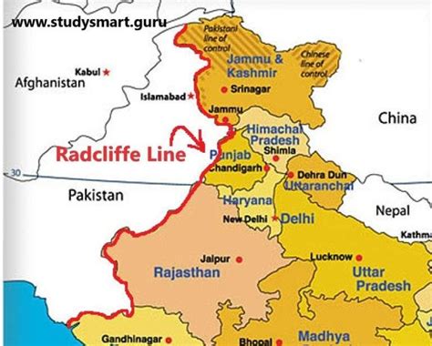 All Important International Boundary Lines Names: GK Study Material