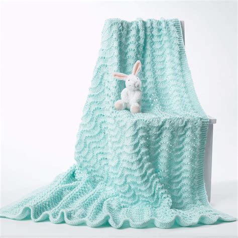 Free Easy Bernat Baby Blanket Knitting Pattern | Yarnspirations