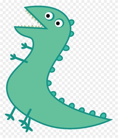 Peppa Pig Tv Show - George Pig Dinosaur - Free Transparent PNG Clipart Images Download