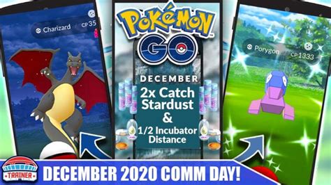 FULL DETAILS! *DECEMBER COMMUNITY DAY* IS A MUST! BONUSES, SPAWNS, TIMES & DETAILS! | Pokémon GO ...