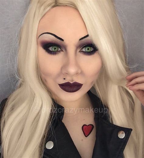 456 Likes, 19 Comments - Jordan (@jordzcrazymakeup) on Instagram: “My Bride of Chucky Makeup ...