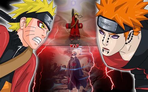 naruto vs pain - DARK NARUTO