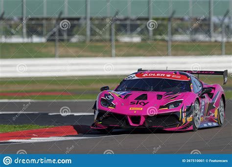 Ferrari Racing Cars on the Track at Silverstone Editorial Photo - Image of icon, silverstone ...