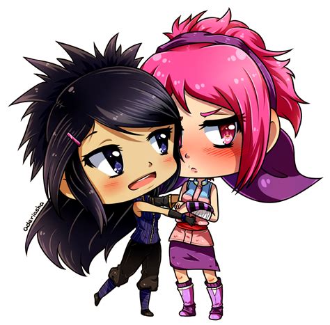 Chibi com- Let me hug you by AderiAsha on DeviantArt