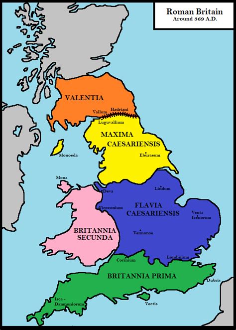 I made this map of Roman Britain : r/Maps