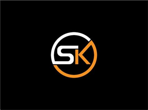 Premium Vector | SK logo design