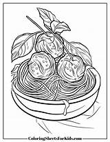 Spaghetti Coloring Pages Free Printable PDFs  Sheets For Kids sketch template