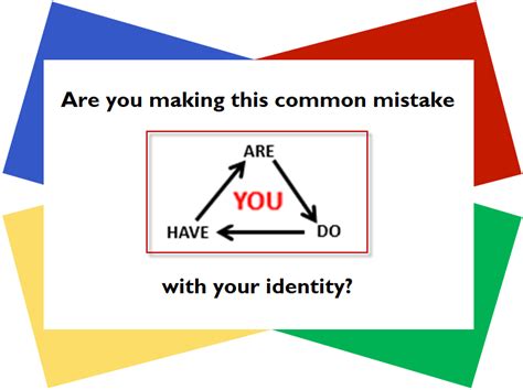 Are you making this common mistake with your identity? • SchindlersWord