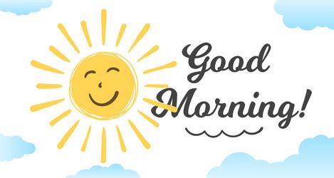 Good Morning Cartoon Vector Images (over 3,500)