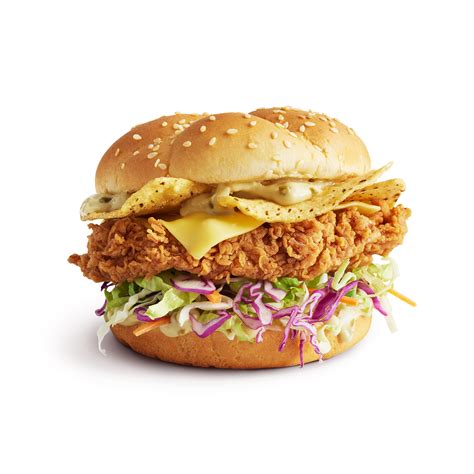 Kfc Style Zinger Burger Recipe Crispy Chicken Burger