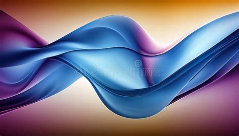 Waves Abstract Background Gradient Color. UI UX Design. Stock ...