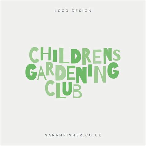 Children's Gardening Club Branding - Logo in 2021 | Childrens gardening, Logo design, Branding